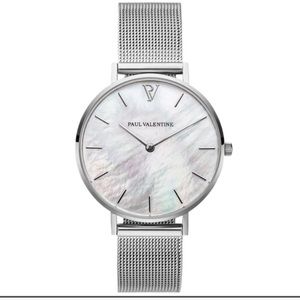 Paul Valentine Silver Seashell Watch